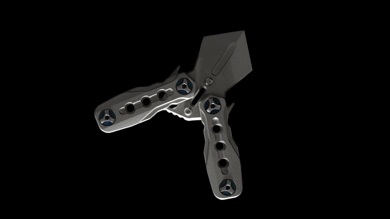 SnapTac 2601 Balisong-Inspired EDC Fidget Multi-Tool