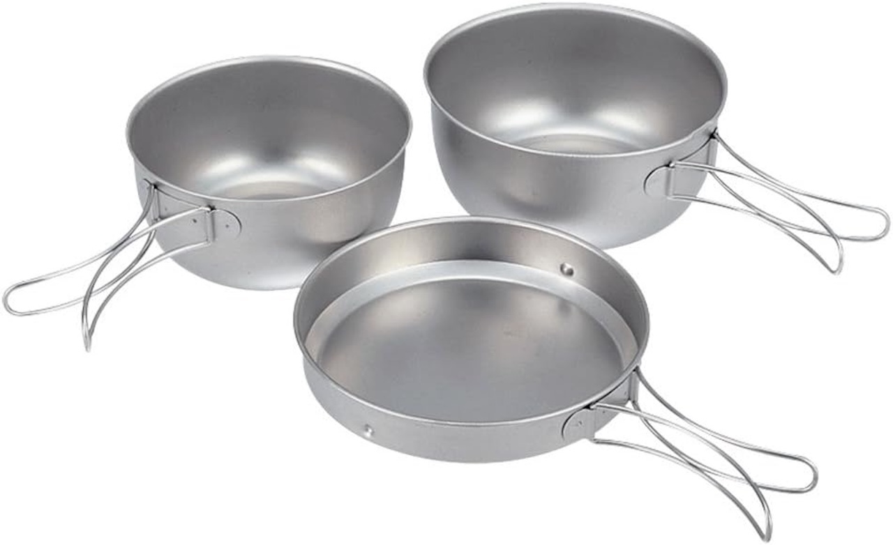 Snow Peak 3-Piece Titanium Cookset