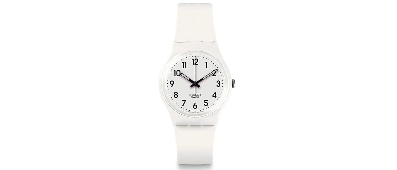 Swatch Gent Biosourced Unisex Watch Casual Polymer White