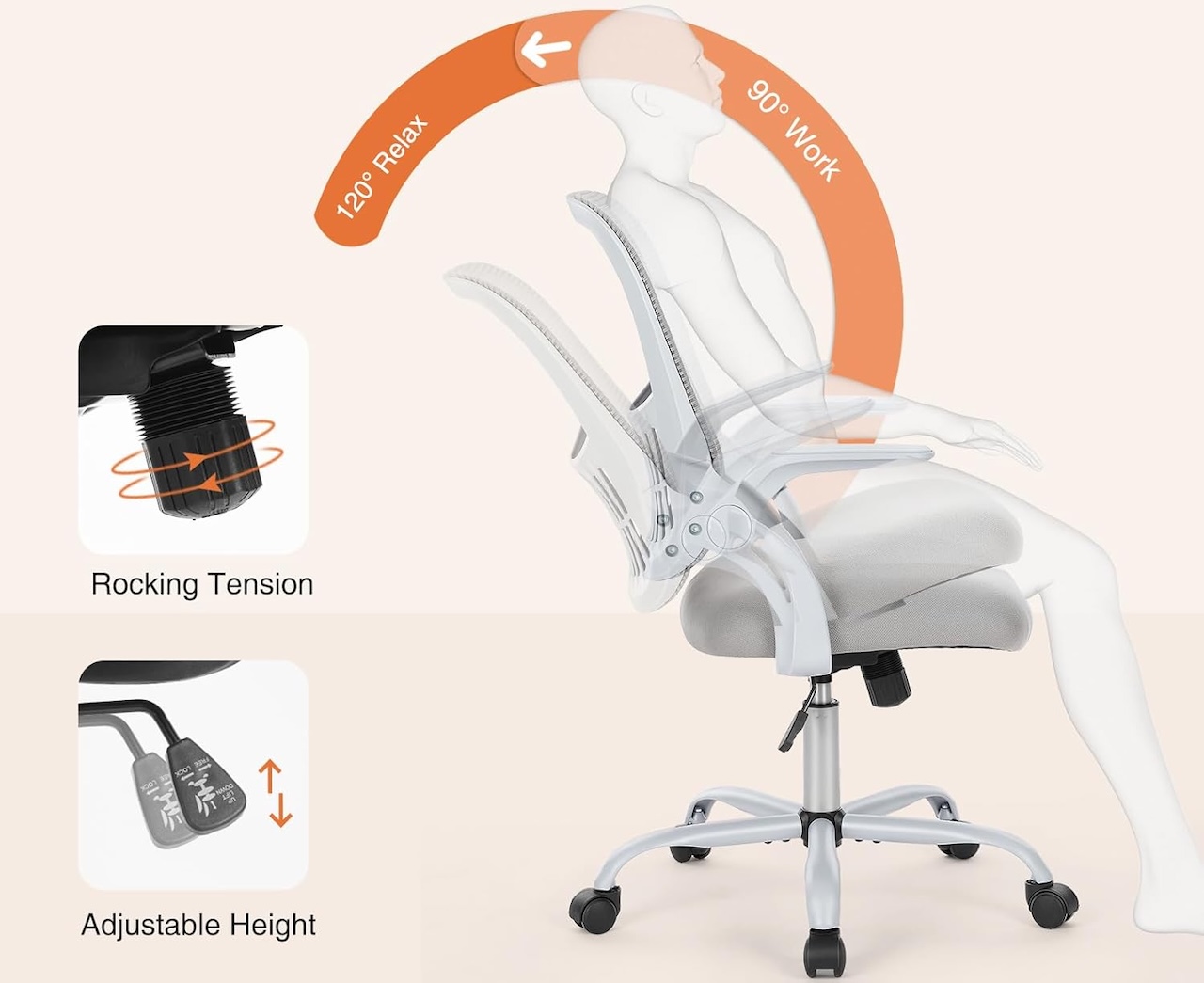 Sweetcrispy Home Office Managerial Executive Chair