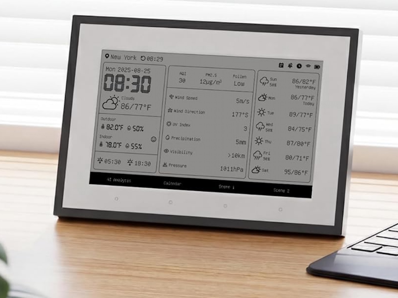 SwitchBot Smart E-Ink Home Dashboard