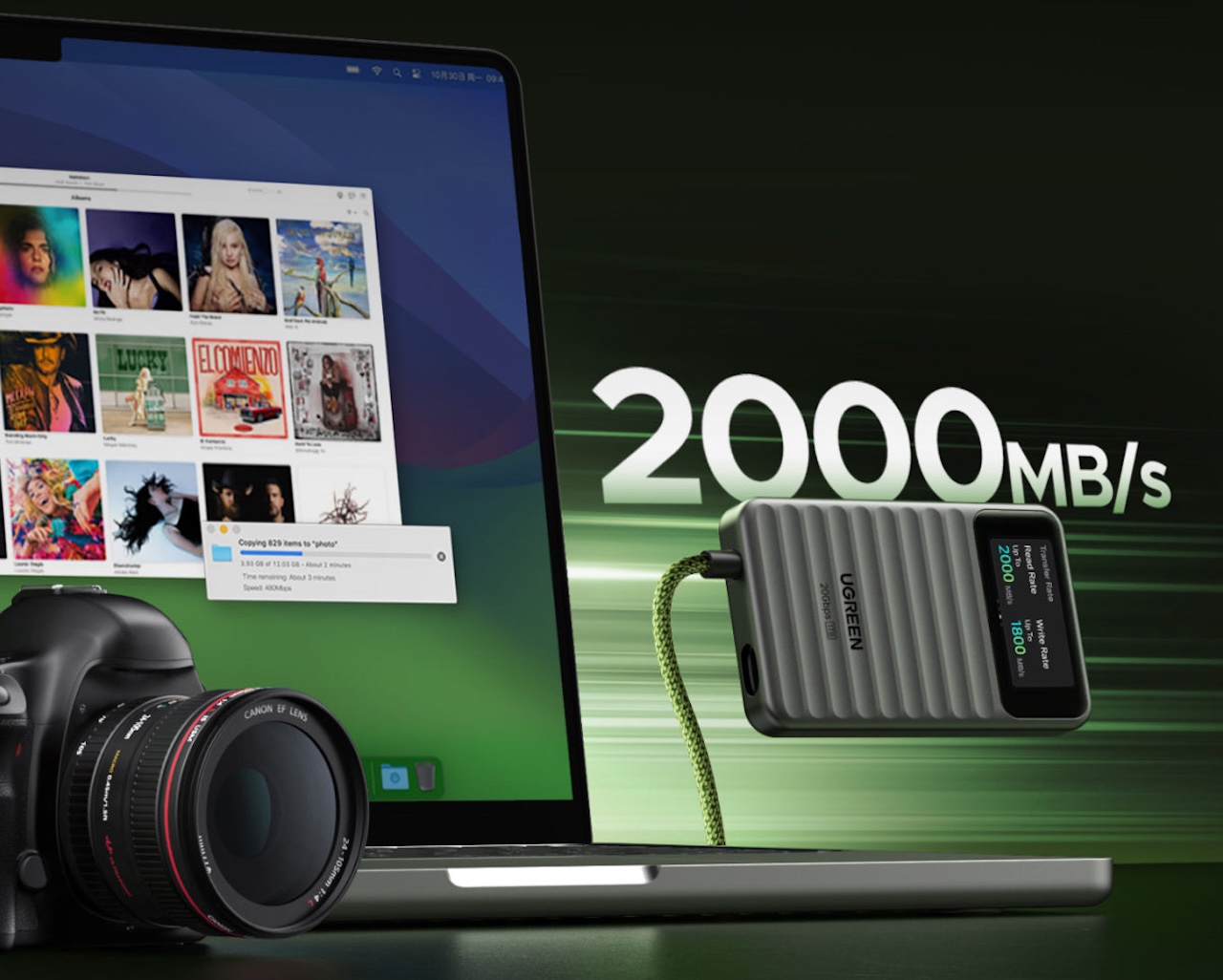 UGREEN NeoDrive Go D709 20Gbps Portable SSD C