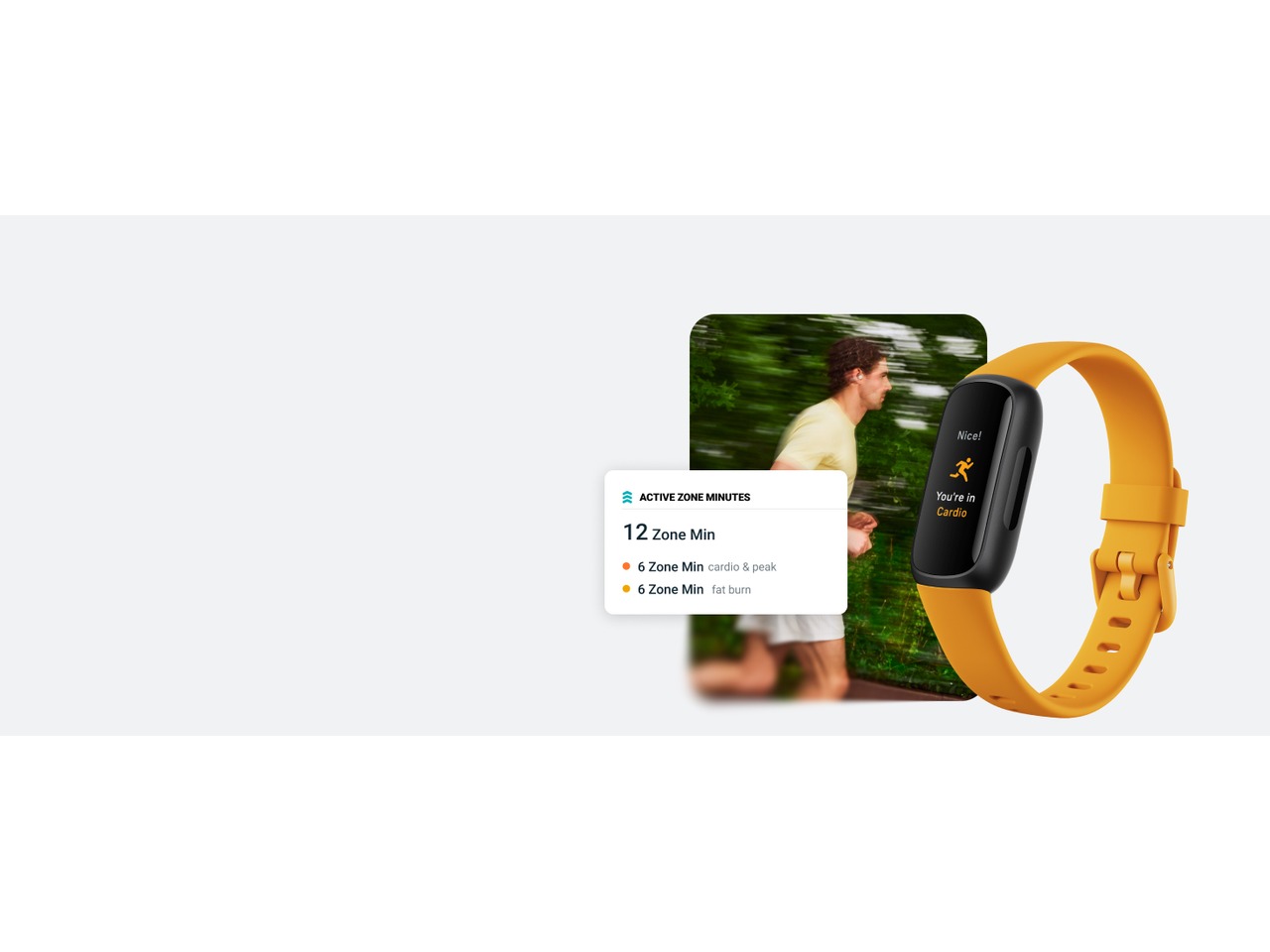 Fitbit Inspire 3 Active Zone Minutes workout tracking screen
