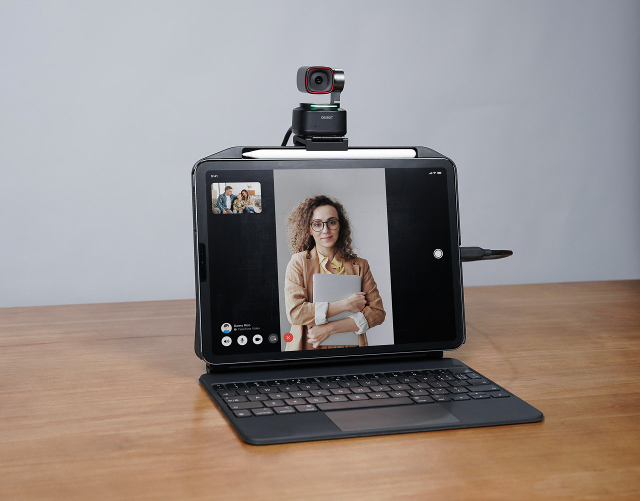 obsbot tiny 2 on tablet