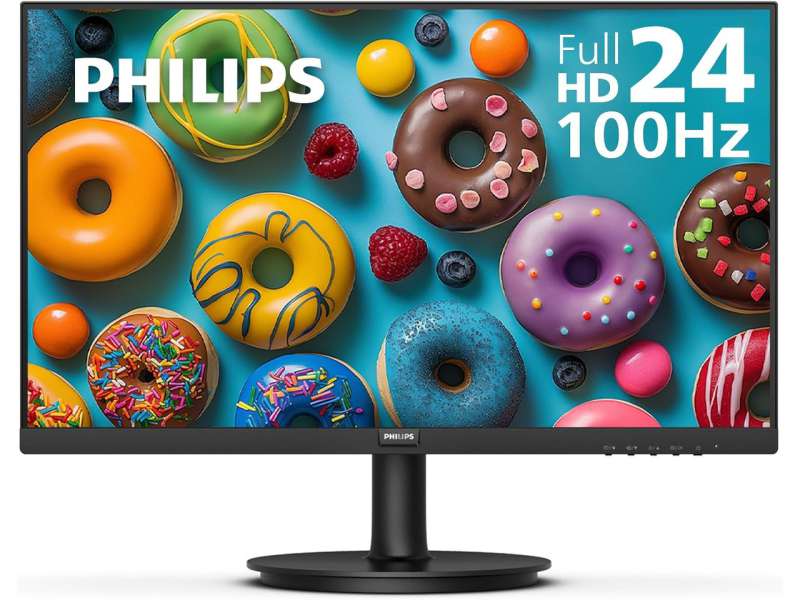 Philips 241V8LB 24-inch monitor featuring a frameless VA panel design
