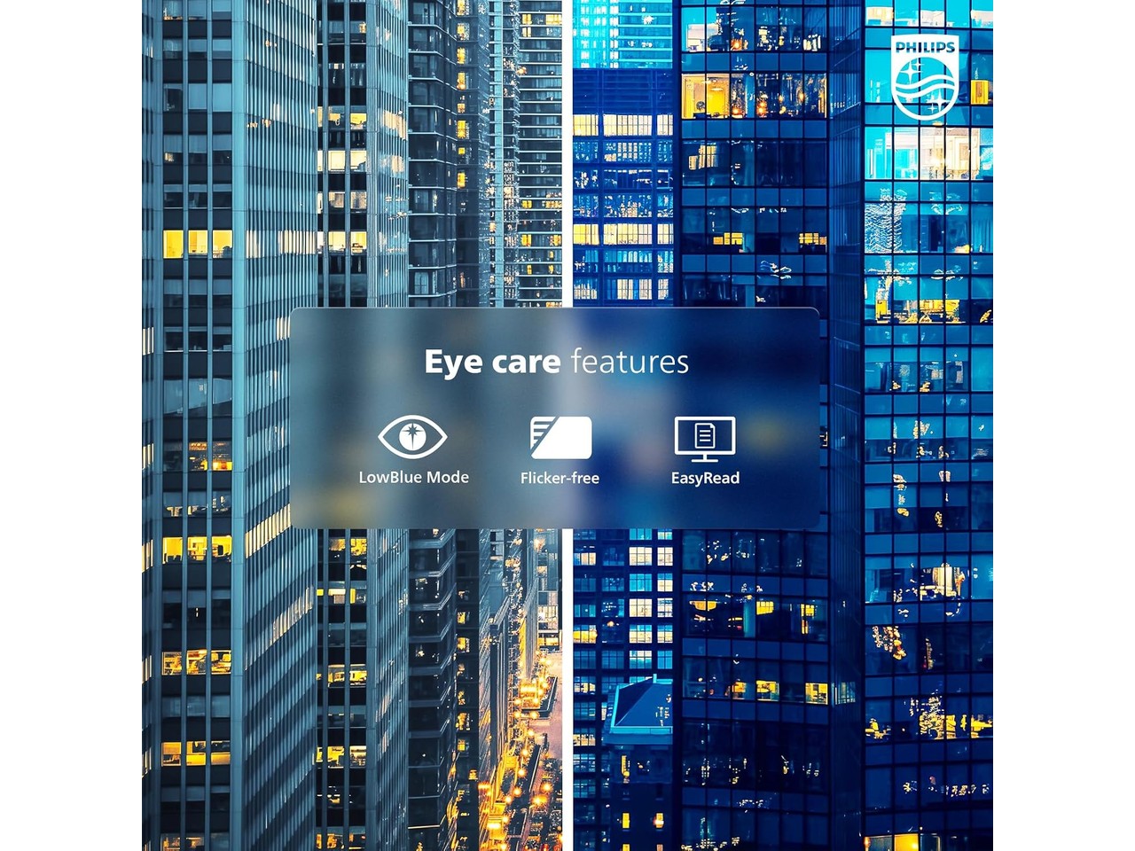 Frameless three-sided bezel design of the Philips 241V8LB monitor in a multi-monitor setup