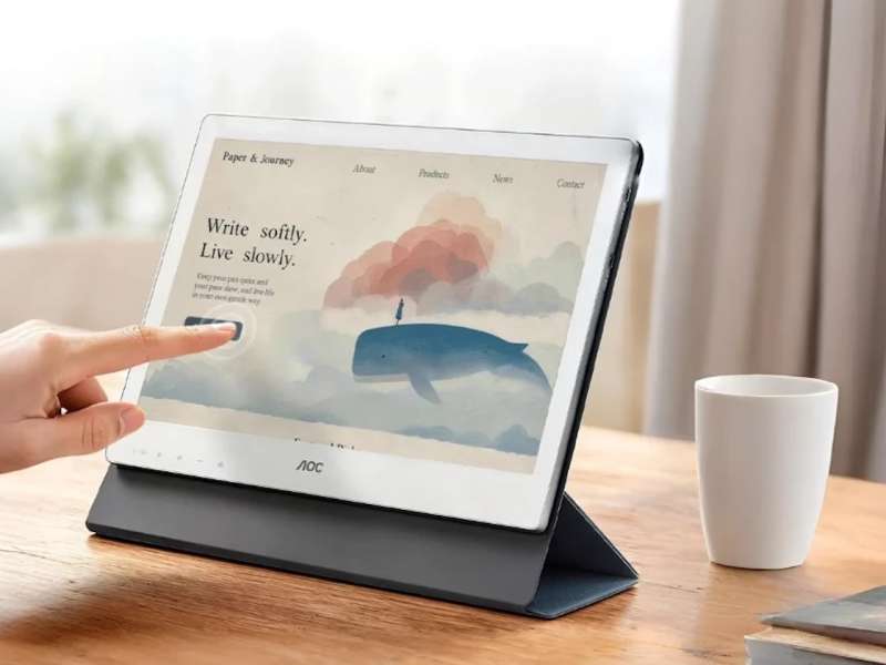 AOC 13.3-inch Color E Ink Monitor