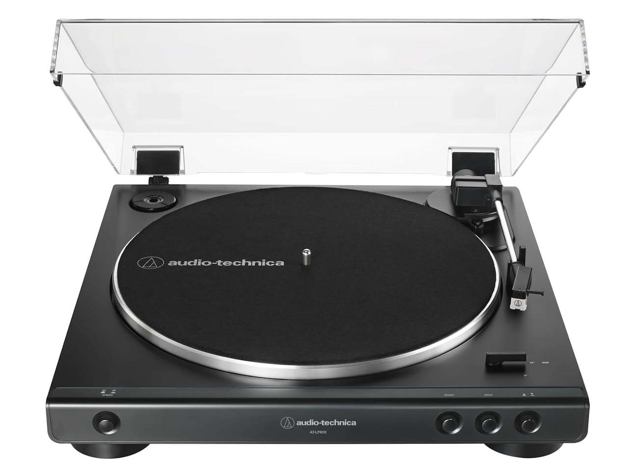 Audio-Technica AT-LP60X-BK Fully Automatic Belt-Drive Stereo Turntable