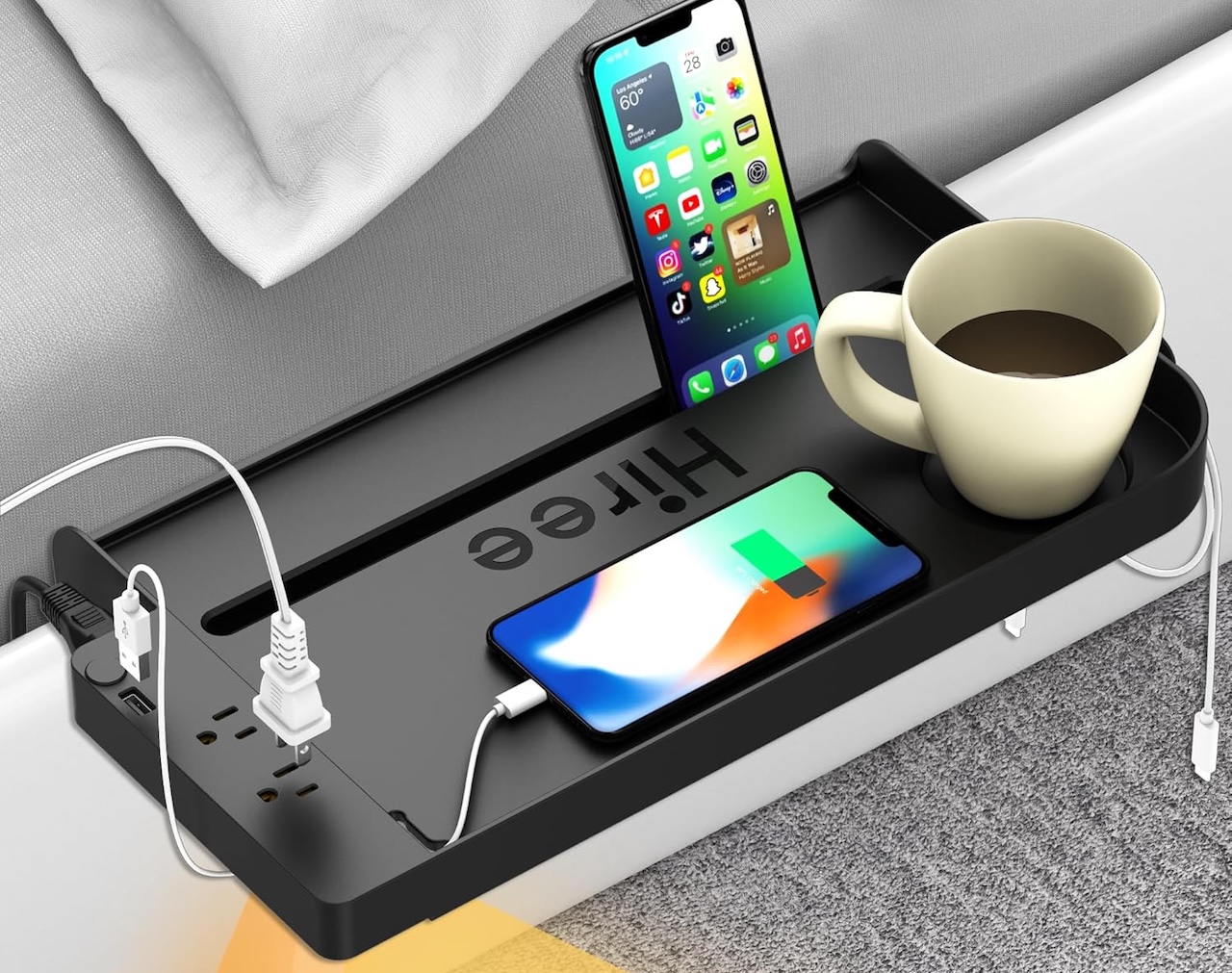 Bedside Shelf for Dorm Bunk Bed