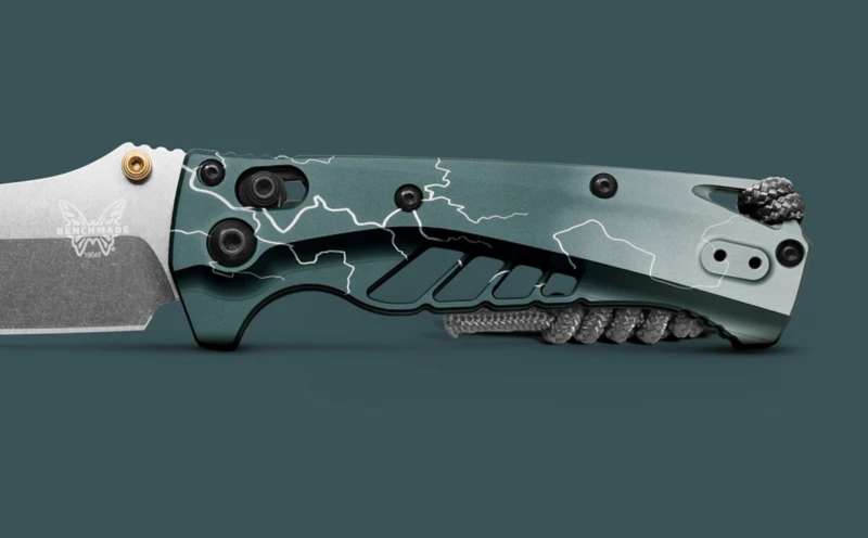 Benchmade Mini Adira Abel Dark Waters Drop-point Knife Launch