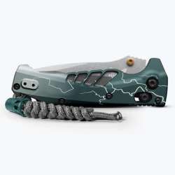 Benchmade Mini Adira Abel Dark Waters Drop-point Knife Release