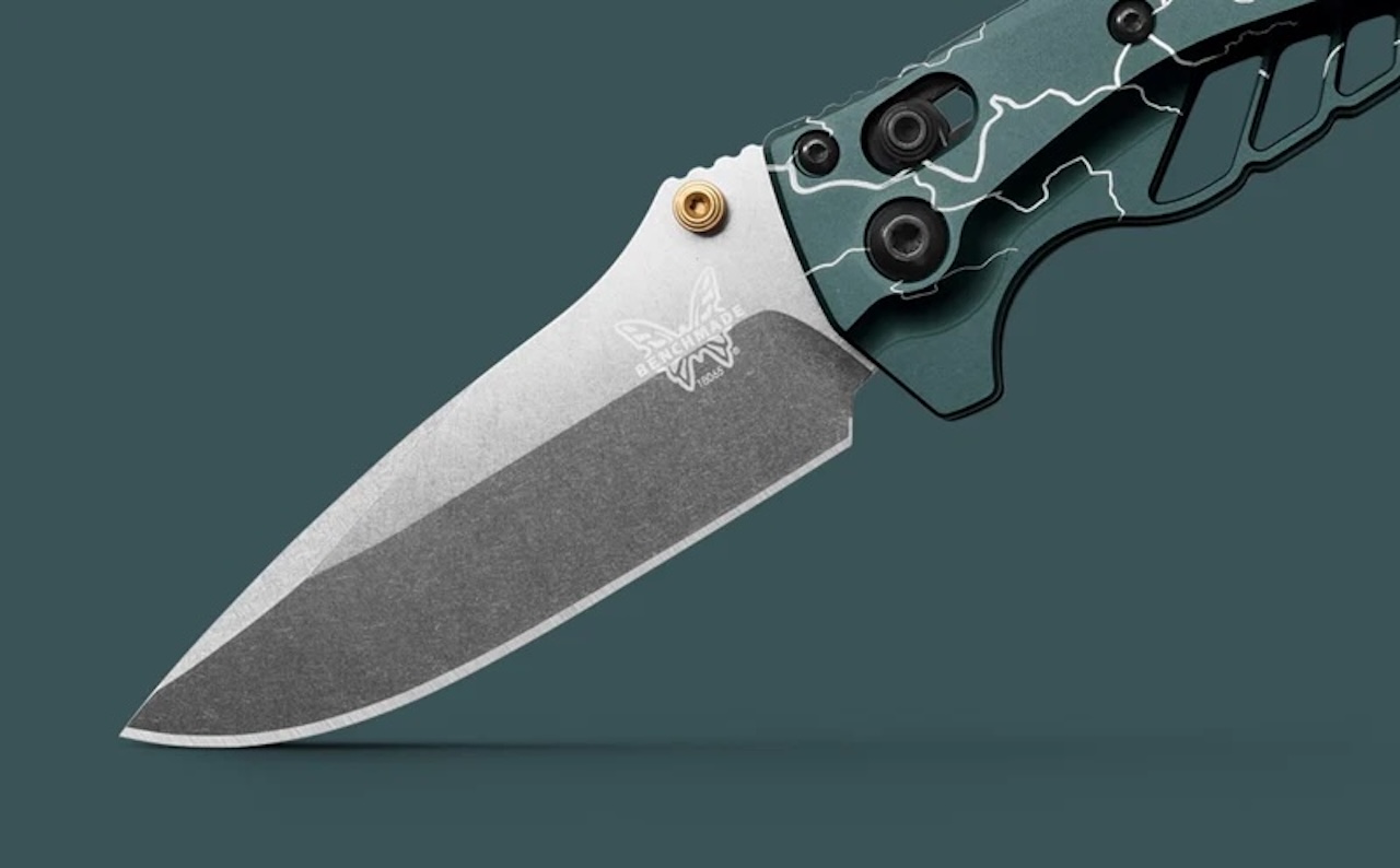 Benchmade Mini Adira Abel Dark Waters Drop-point Knife Variants