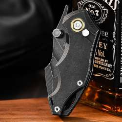 Black Whale M390 Titanium Folding Knife Portable EDC Crowdfunding