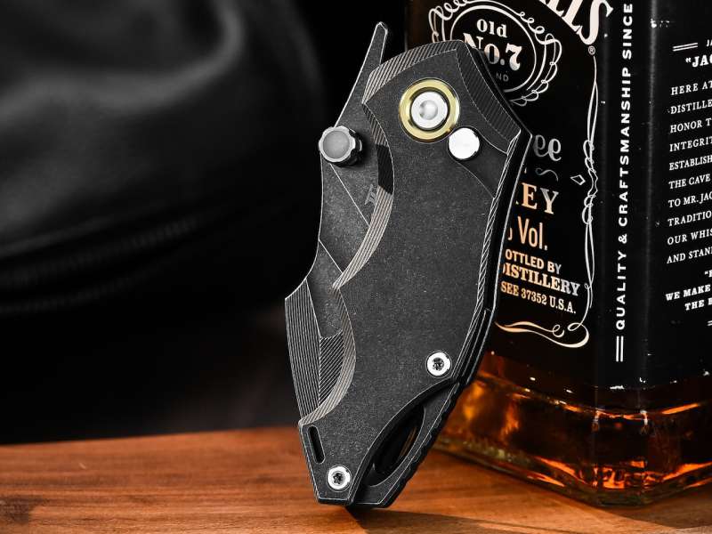 Black Whale M390 Titanium Folding Knife Portable EDC Crowdfunding