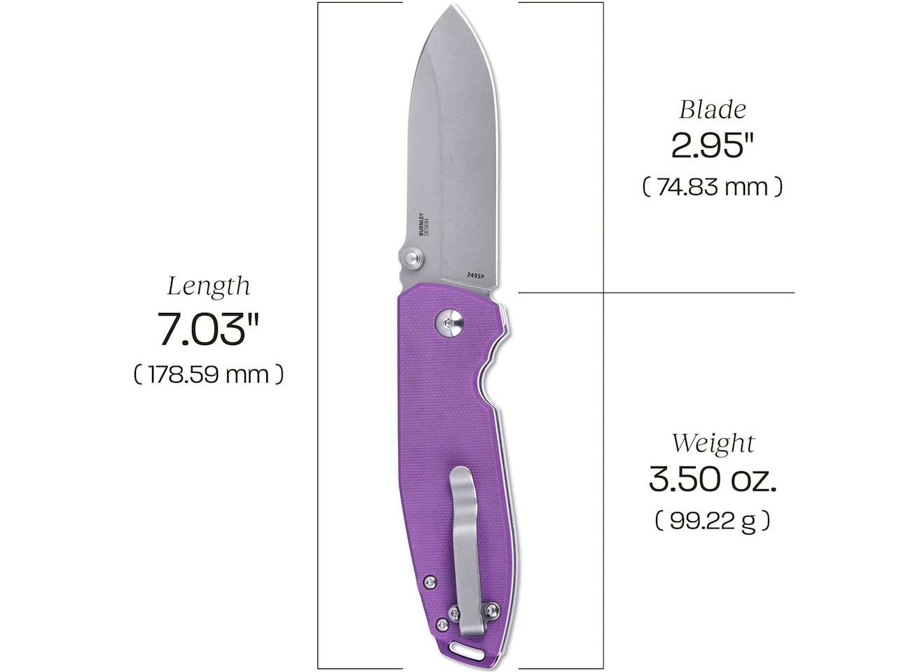 CRKT Squid XM Everyday Carry EDC Folding Knife with Button Lock Release
