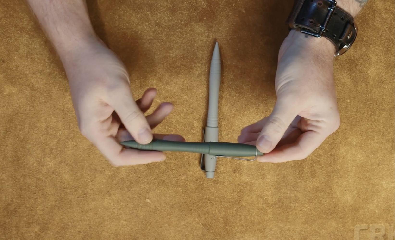 CRKT Williams Personal Defense Pen- Grivory Handle, Green, TPENWRG