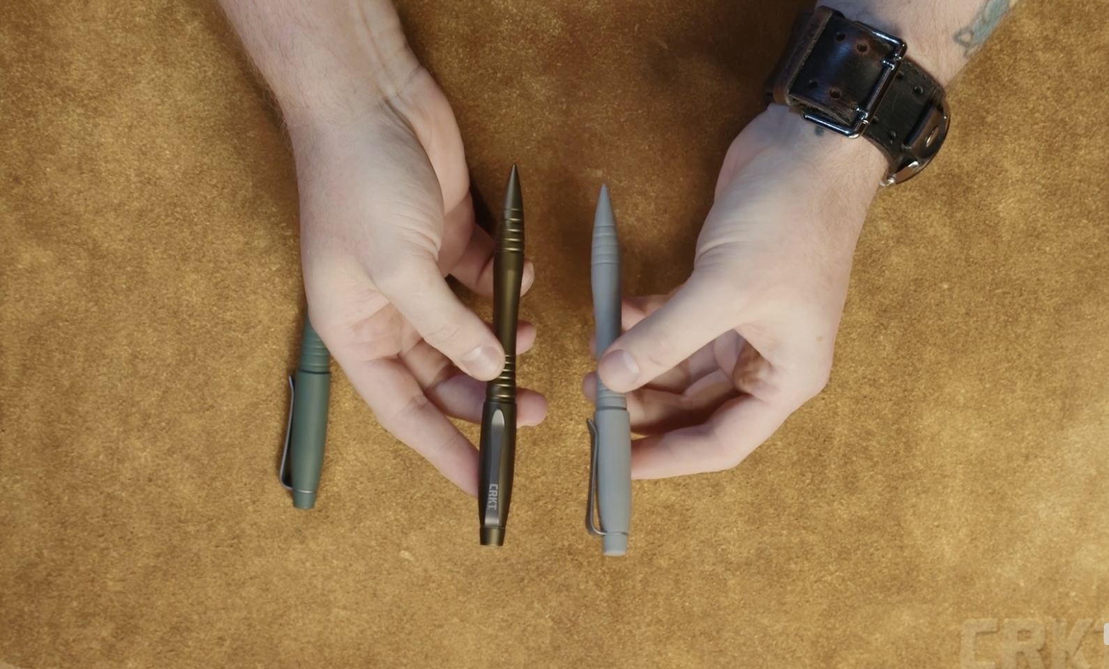 CRKT Williams Personal Defense Pen- Grivory Handle, Green, TPENWRG
