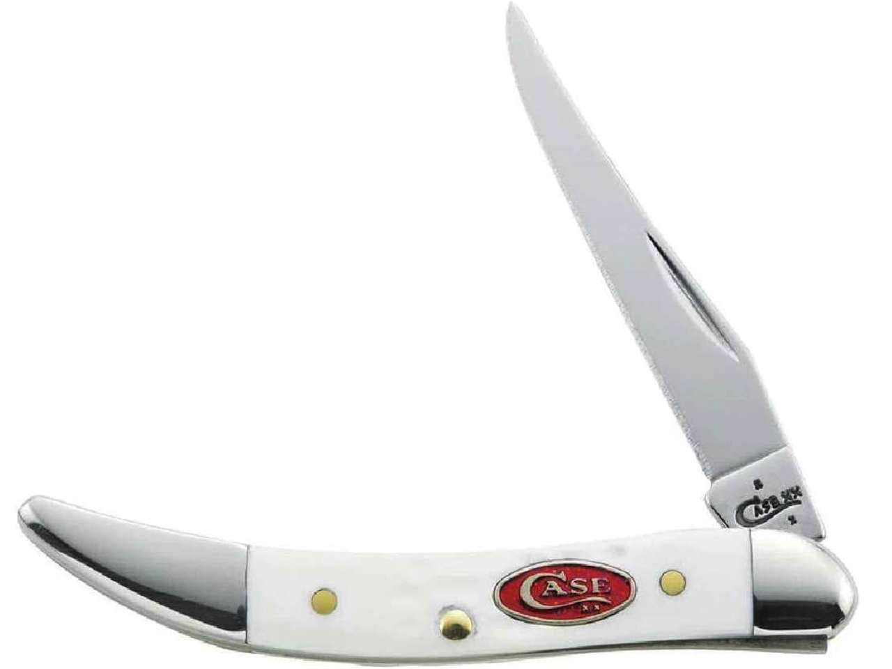 Case Small White Texas Toothpick Pocket Knife