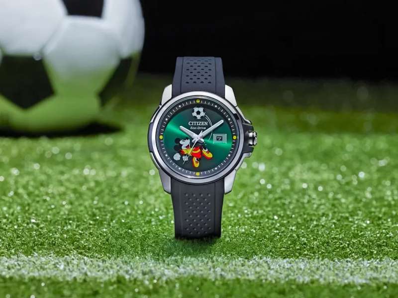 Citizen Mickey Mouse Goalie Watch Hands On