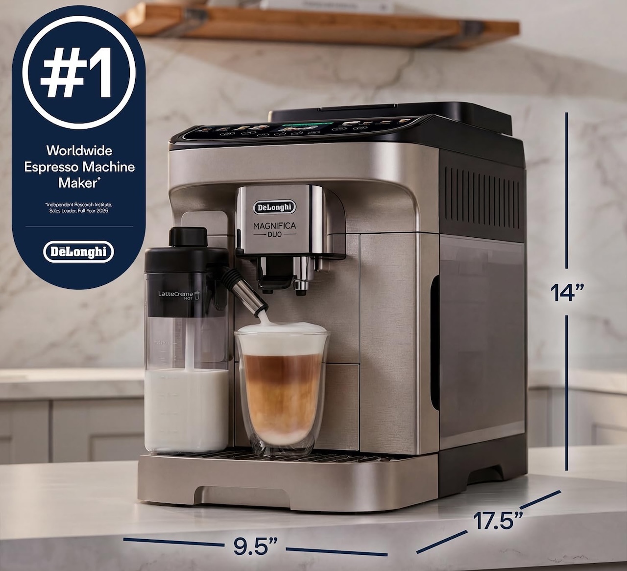 De'Longhi Magnifica Duo Automatic Espresso Machine Demo