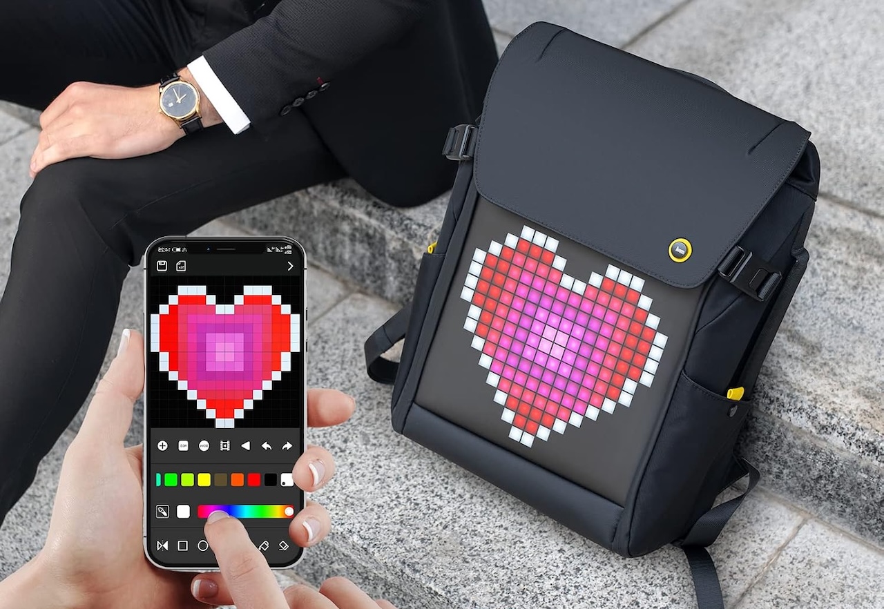 Divoom LED Display Laptop Backpack with App Control