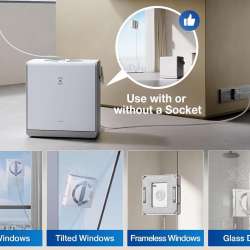 ECOVACS WINBOT W2 PRO Omni Portable Window Cleaning Robot with Multi-Functional Station 3
