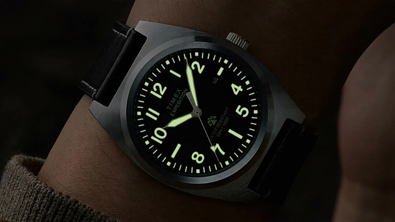 Timex Expedition Capstone 39mm Eco-Friendly Leather Strap Watch