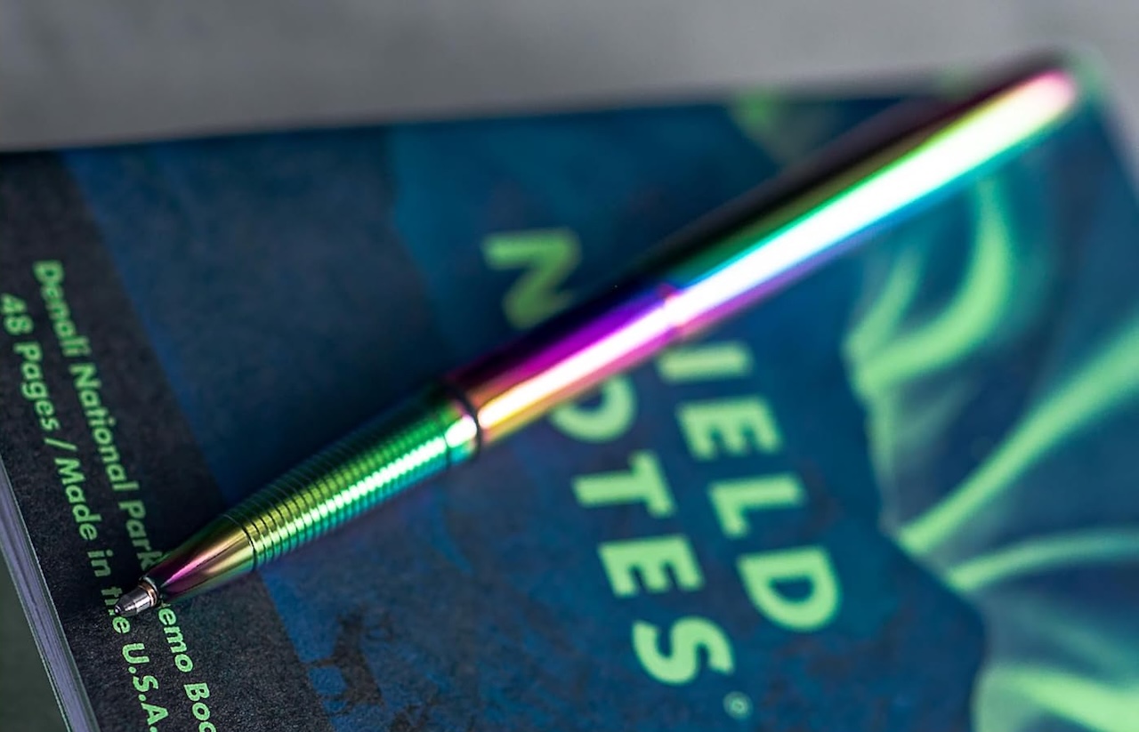 Fisher Space Pen Supernova Rainbow Titanium Nitride Bullet Pen