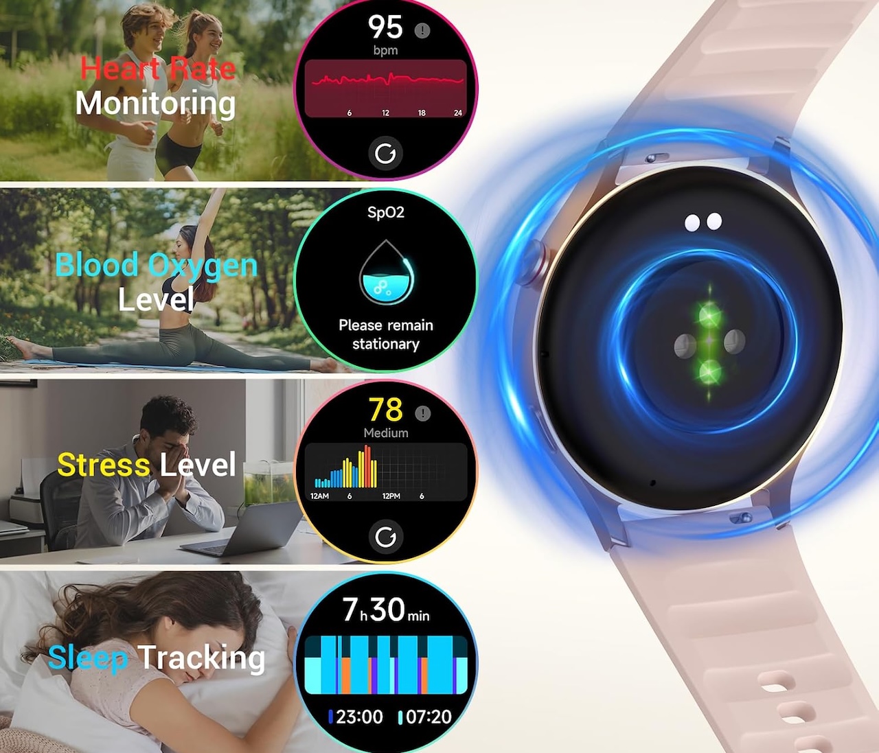 Fitpolo Smart Watch for Women B
