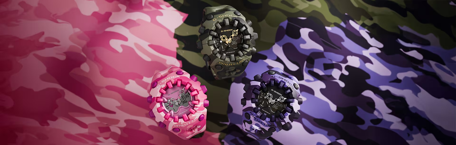 G-Shock Color Camo GAV01CMG-4A GAV01CMG-6A