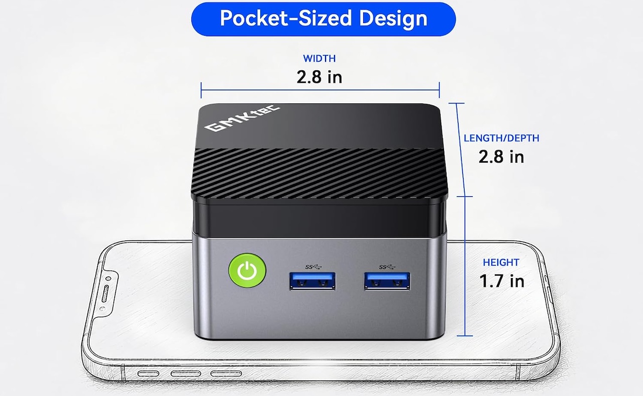 GMKtec G5S mini PC Design