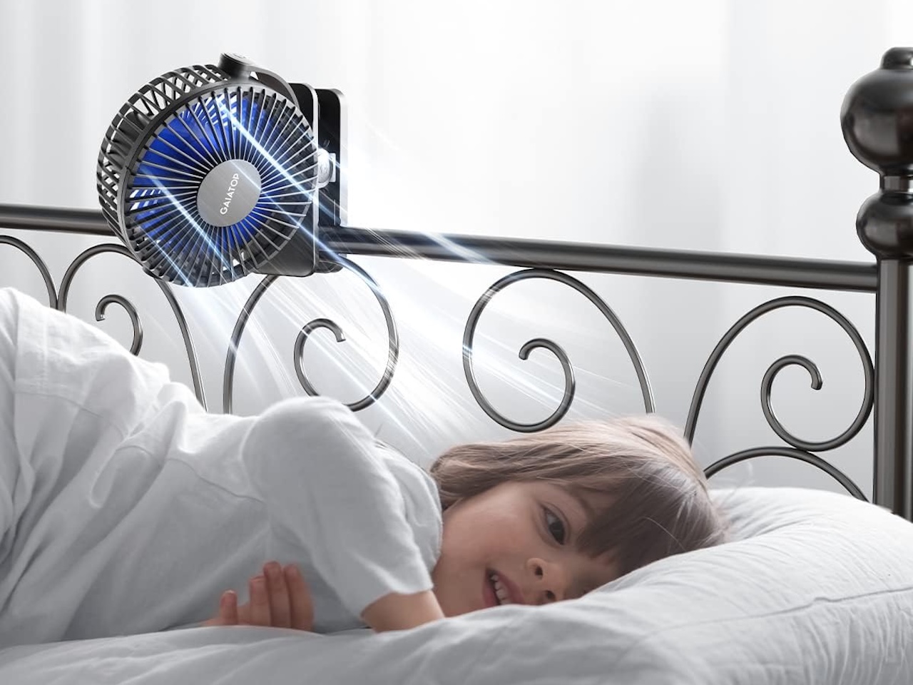 Gaiatop Portable Clip on Fan Battery Operated