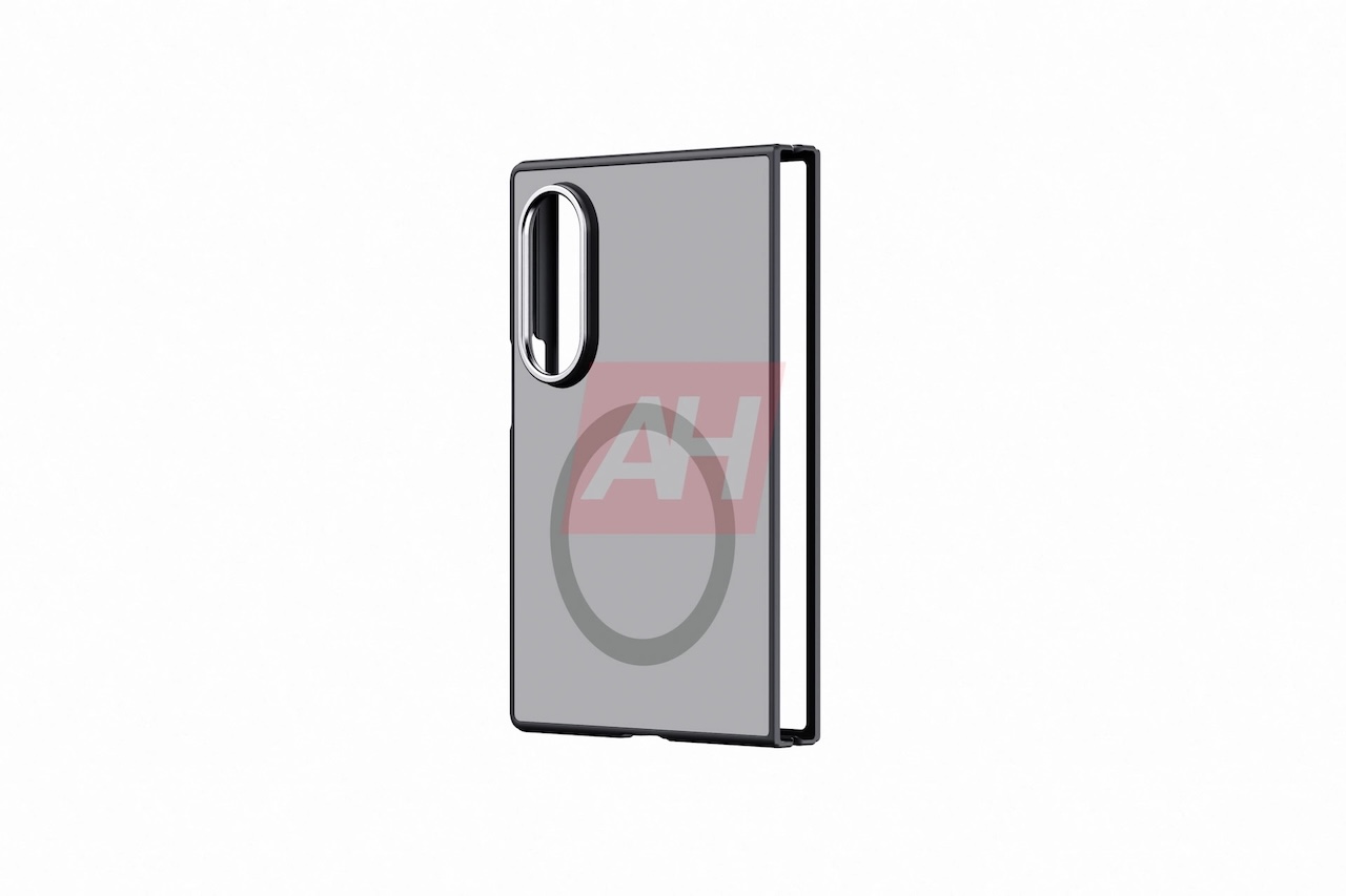 Samsung Galaxy Z Fold 8 wide model render showing wider cover display