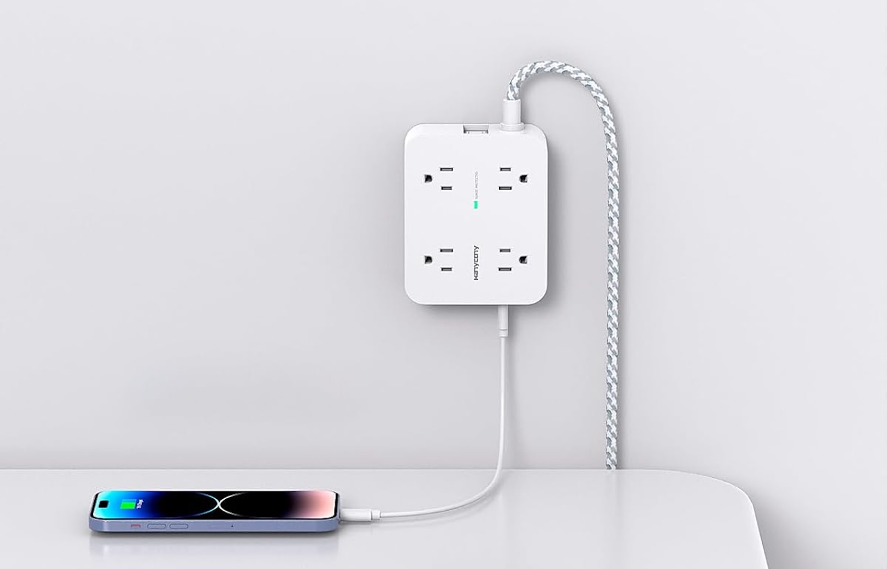 HANYCONY 10ft Extension Cord Power Strip