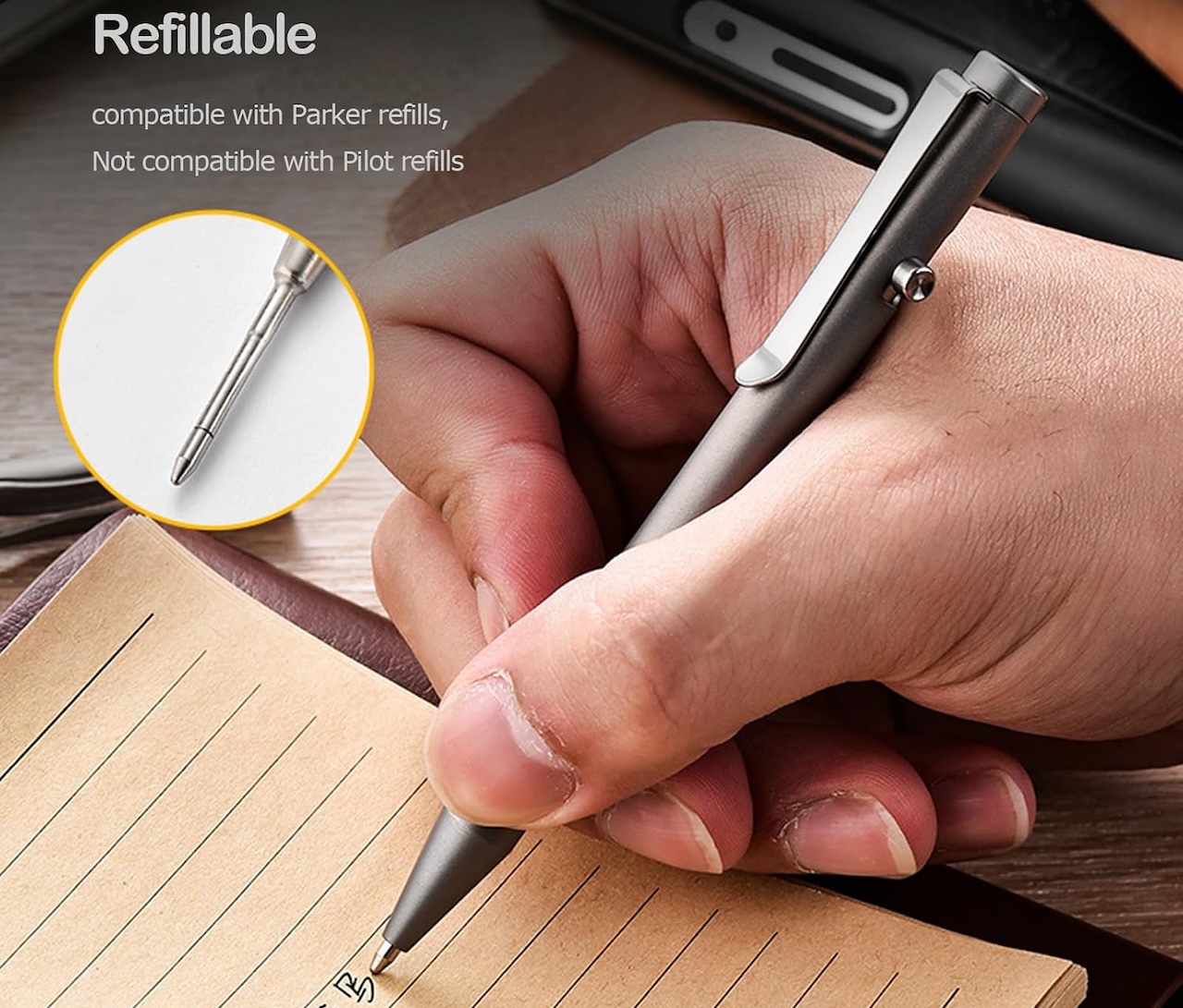 Hamans Titanium Bolt Action Pen