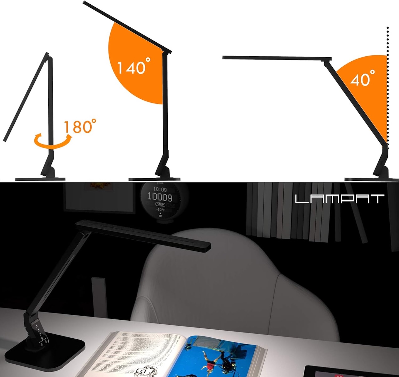 Lampat Dimmable LED Desk Lamp