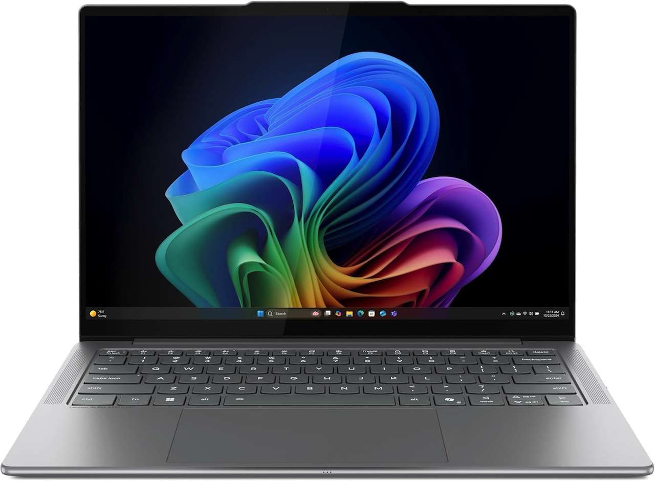 Lenovo Slim 7i Aura Edition AI laptop with OLED display