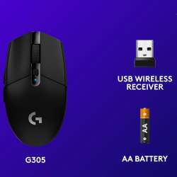 Logitech G305 Lightspeed Wireless Gaming Mouse F