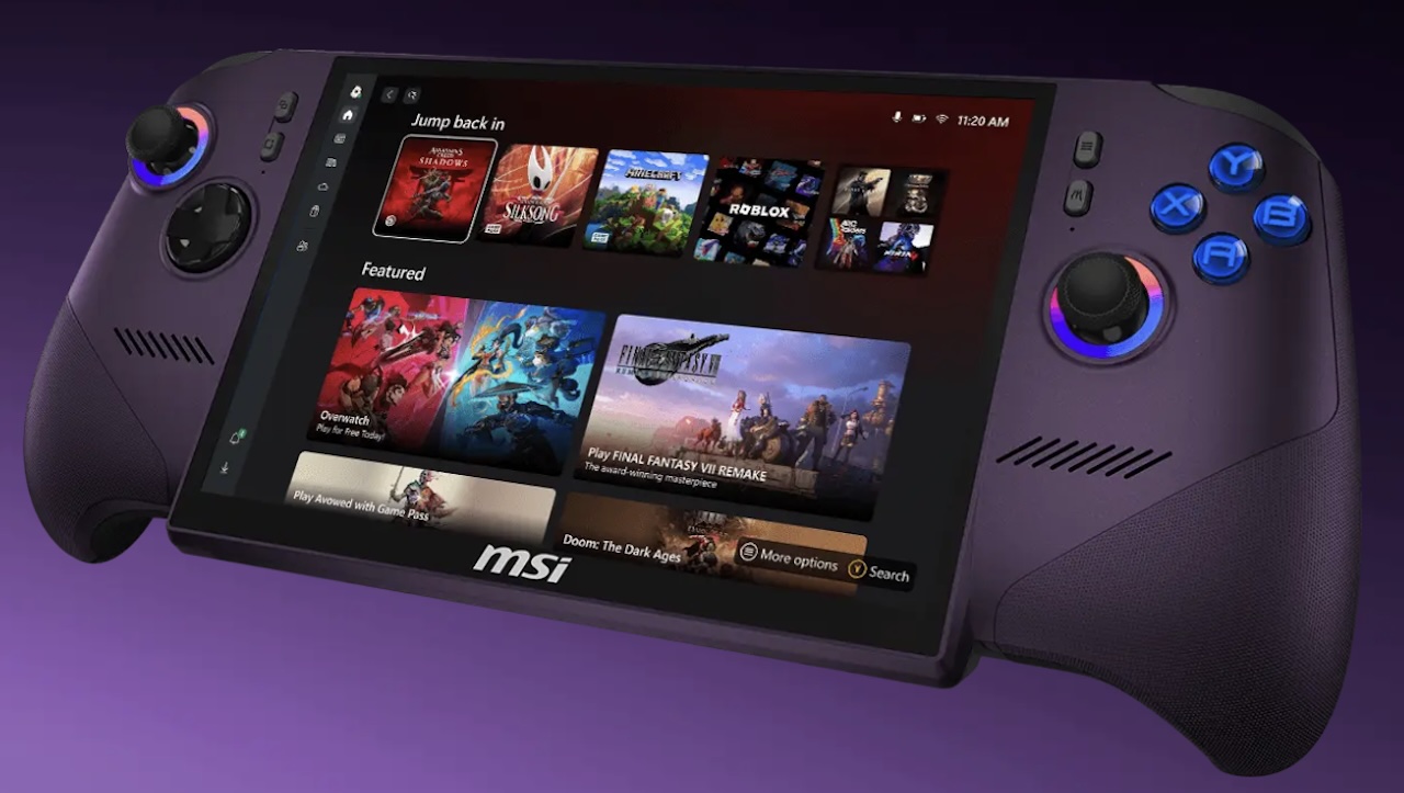 MSI Claw 8 EX AI+ CG3EM Gaming Handheld
