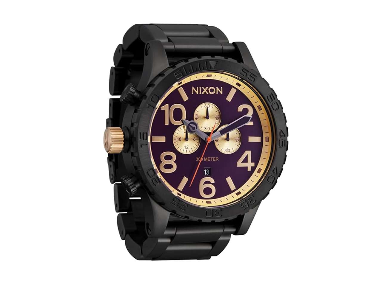 NIXON 51-30 Chrono A1389-300m Water Resistant Men's Analog Fashion Watch