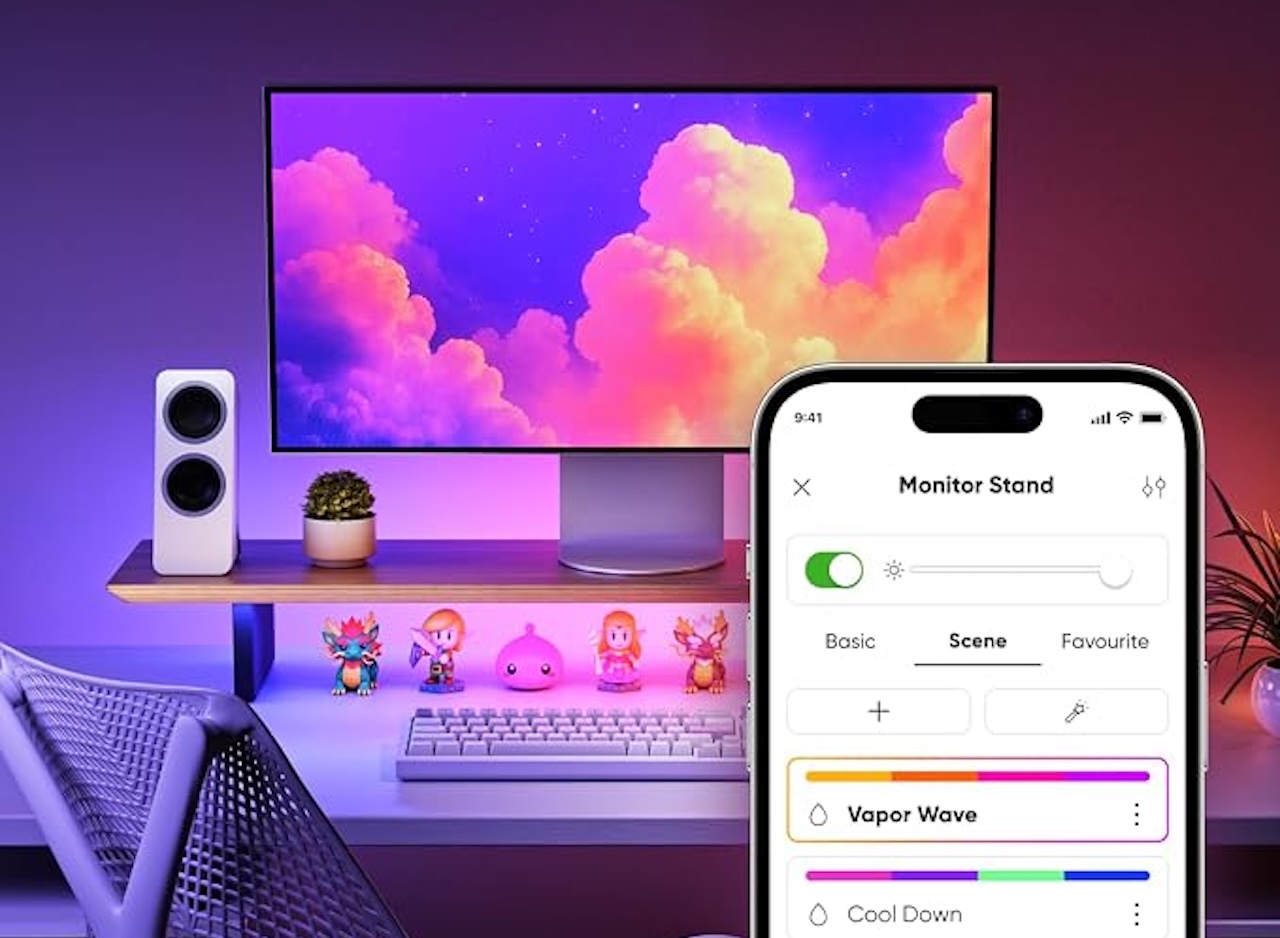 Nanoleaf Smart Monitor Stand Light Effects