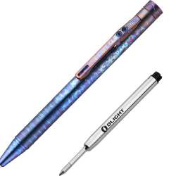 OKNIFE B1 Titanium Pen Lightning Strike Titanium