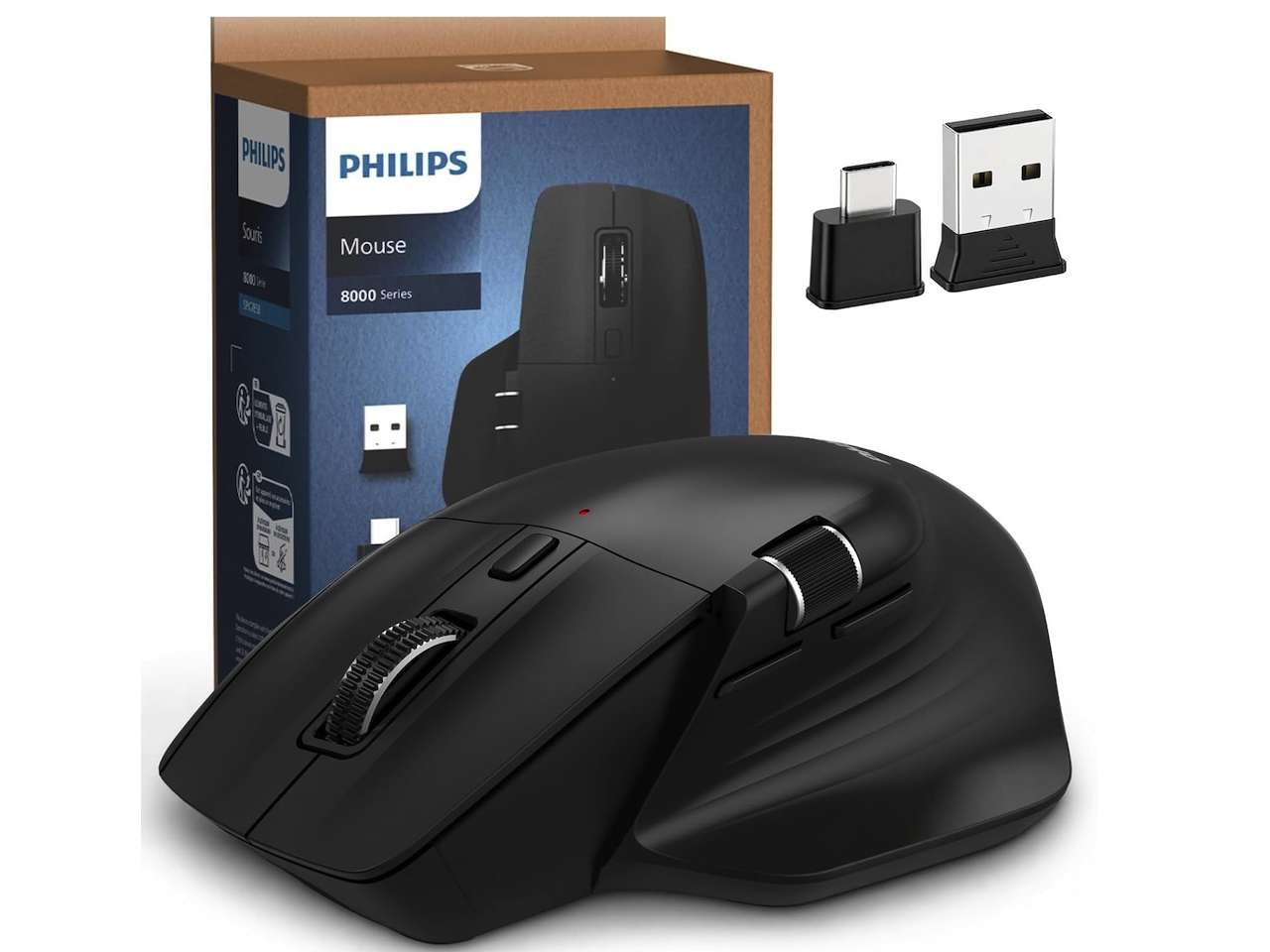 PHILIPS ergonomic wireless mouse