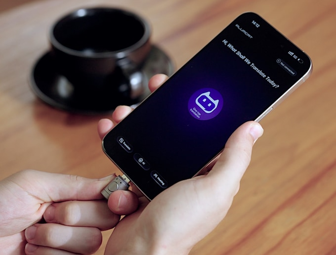 PlumCat AI Wearable Translator 3