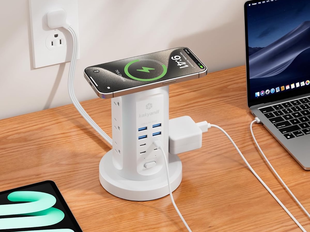 Power Strip Tower kakyanill Surge Protector Tower 9
