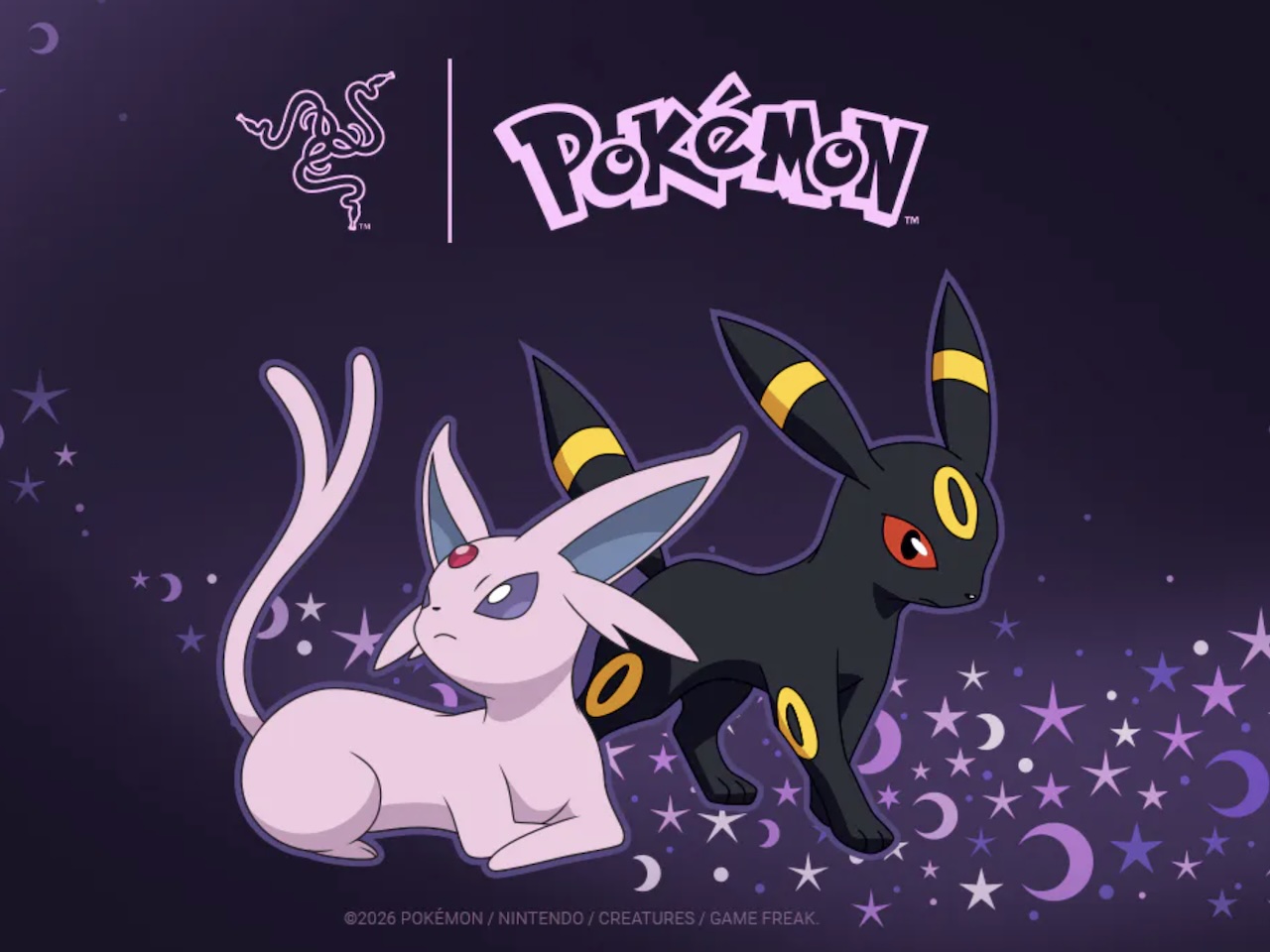 Razer Pokemon Espeon Umbreon Gaming Peripherals