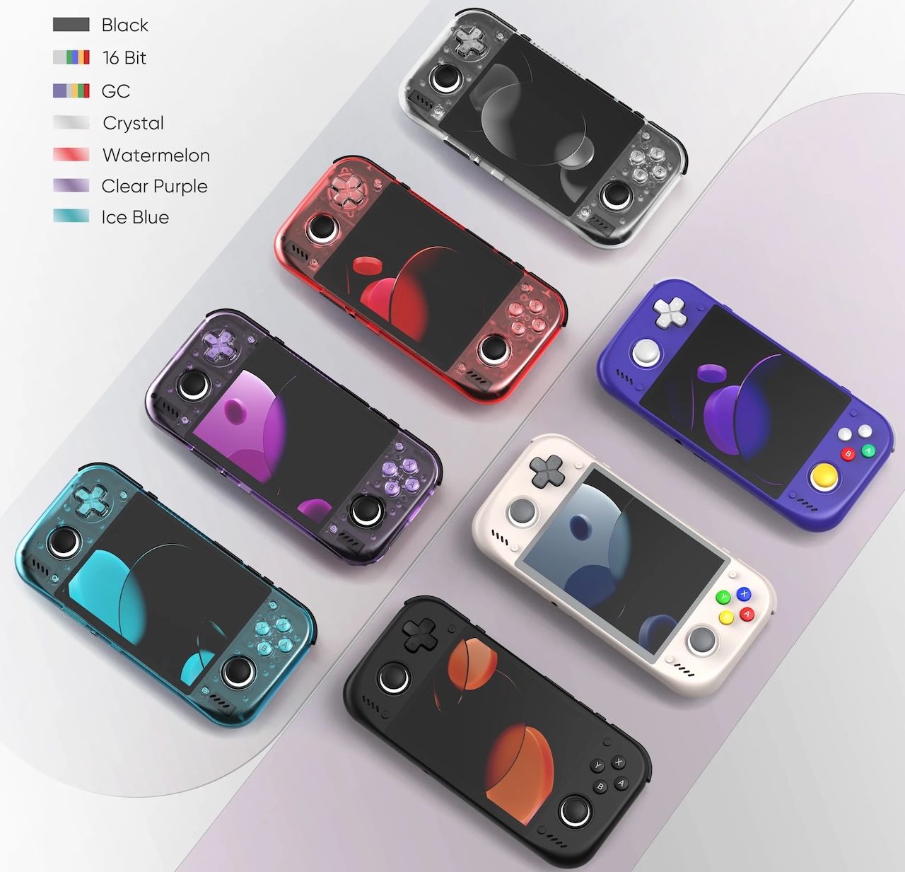 Retroid Pocket Nova Handheld Colors