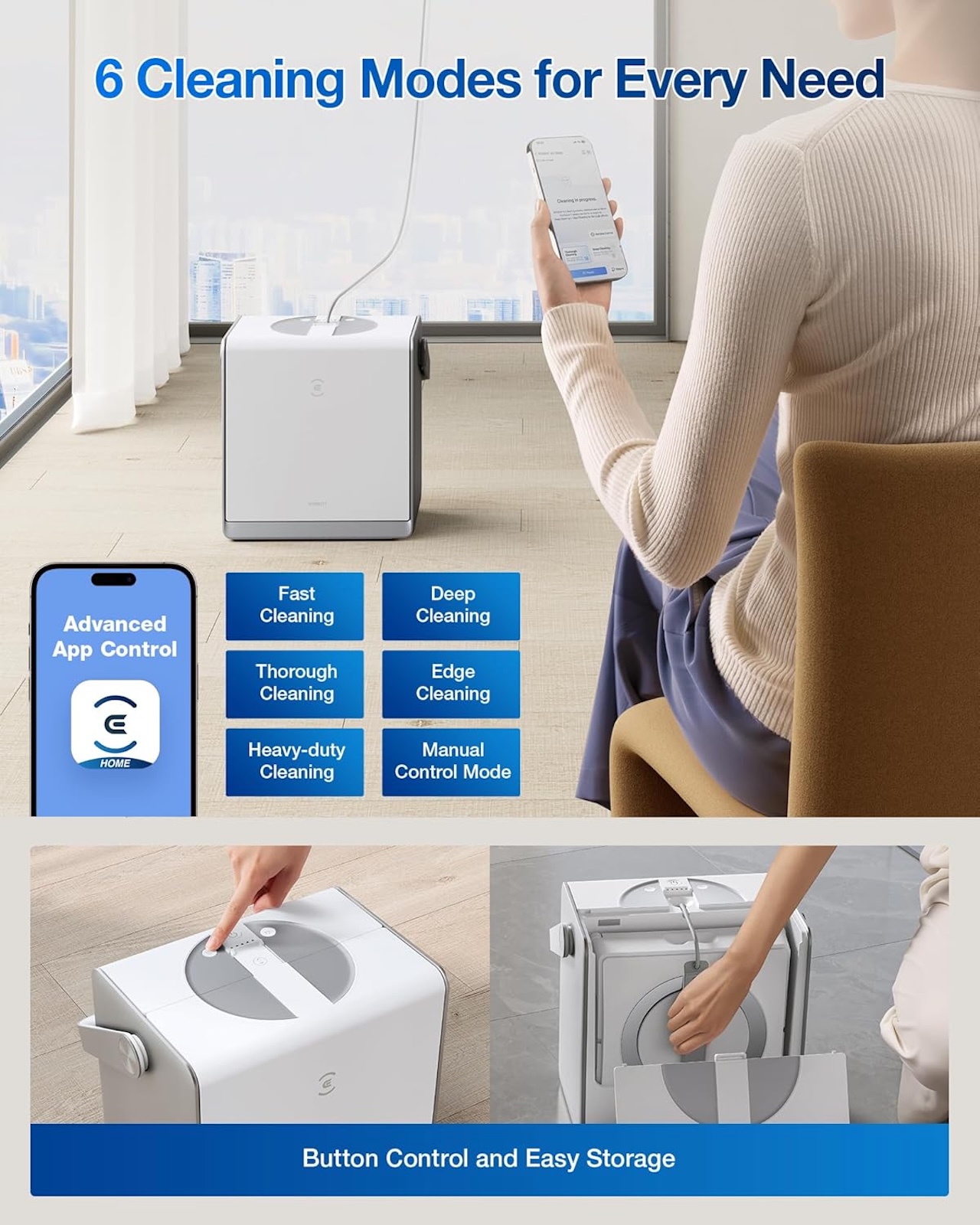 Robot Cleaner Cleaning Modes