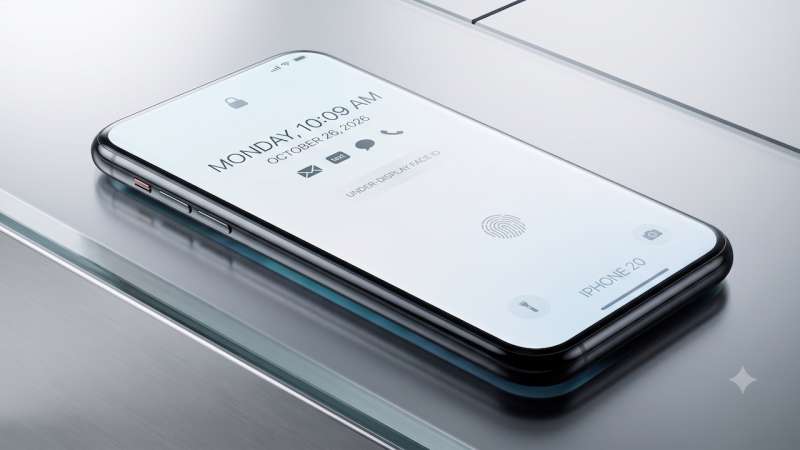 Rumored iPhone 20 by Apple Generated Image