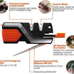 SHARPAL 101N 6-in-1 Pocket Knife Sharpener & Survival Tool 2